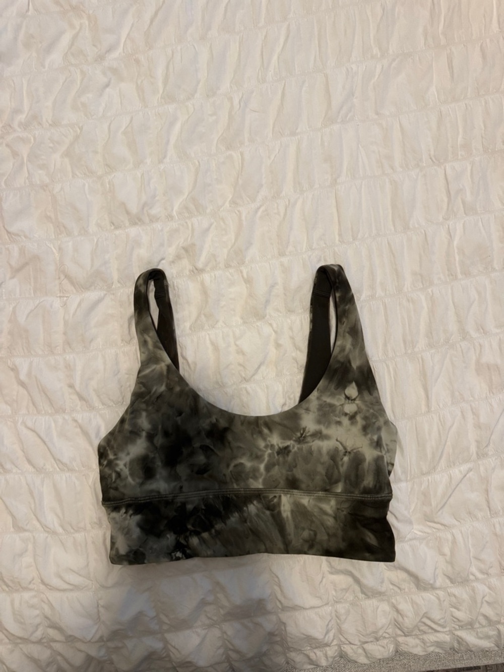 Reversible Lululemon athletica Green/Tie-Dye Sports Bra
